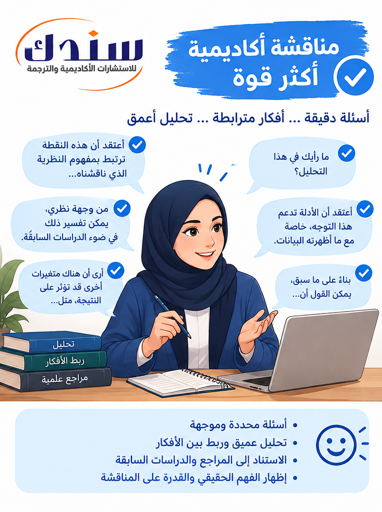 مناقشة أكاديمية أكثر قوة